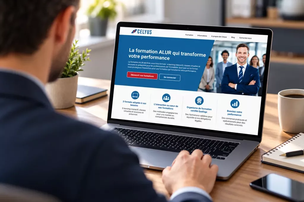 Celyus le nouveau site de lyadis dédié à la formation immobilière ALUR